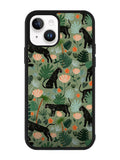 Black Panther on Flores iPhone 15 Plus Case OV10654