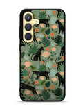 Black Panther on Flores Samsung Galaxy S24 Plus 5G , Samsung Galaxy S24+ 5G Case OV10654
