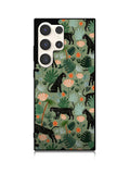 Black Panther on Flores Samsung Galaxy S24 Ultra 5G Case OV10654