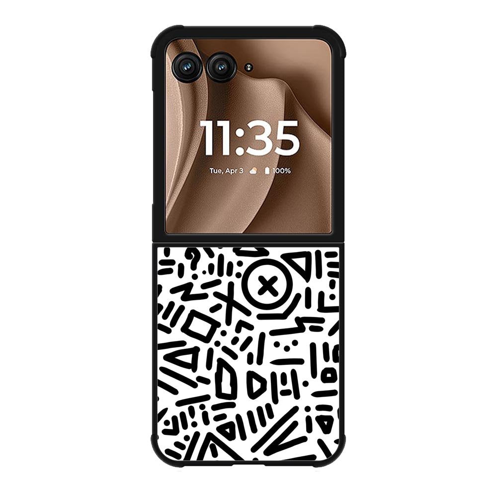 Abstract Line Motorola Moto RAZR Plus 2025 Case OV10627