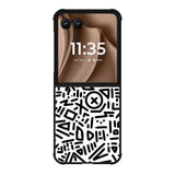 Abstract Line Motorola Moto RAZR Plus 2025 Case OV10627
