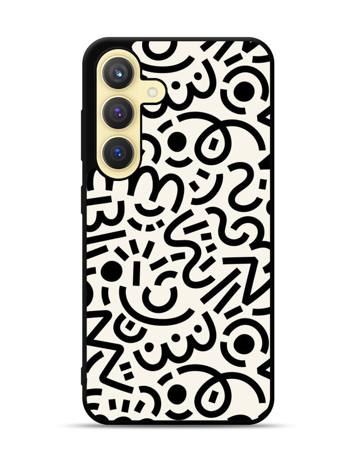 Abstract Doodle Samsung Galaxy S23 FE 5G Case QC10626