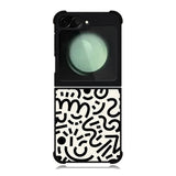 Abstract Doodle Samsung Galaxy Z Flip 6 5G 2024 Case OV10626
