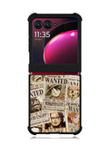 Wanted One Piece Motorola Moto Razr Plus 2023 , Moto Razr+ 2023 Case OV10467
