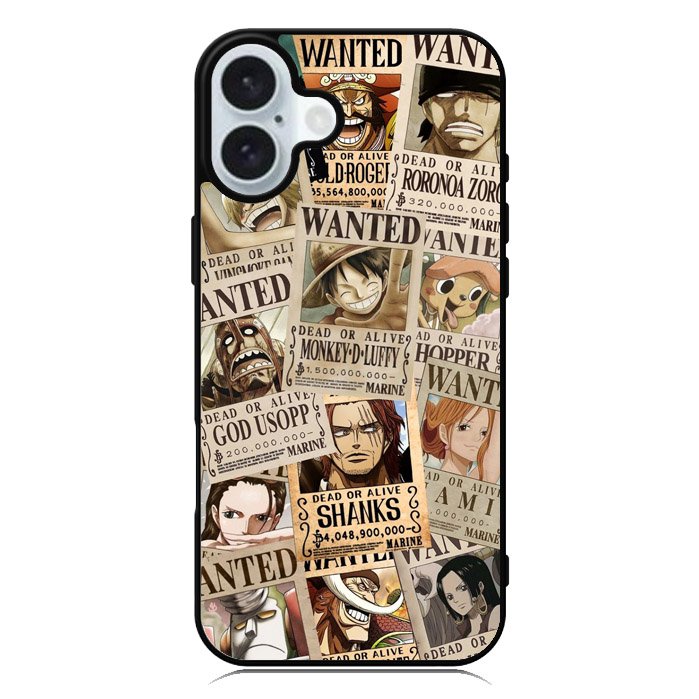 Wanted One Piece iPhone 16 Plus Case QC10467