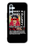 Monkey D luffy Gomu GOmu No Samsung Galaxy A54 5G Case OV10502