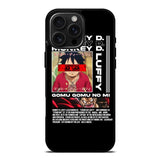 Monkey D luffy Gomu GOmu No iPhone 16 Pro Max Case OV10502