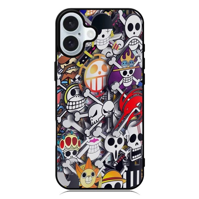 Logo Pirates One Piece iPhone 16 Case QC10617