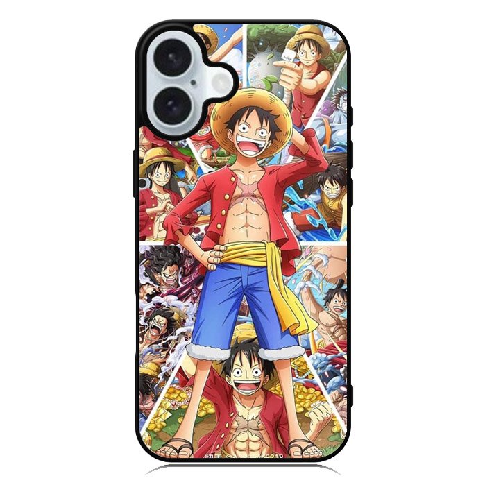 One Piece Luffy Monkey iPhone 16 Plus Case QC10528