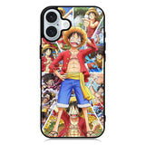 One Piece Luffy Monkey iPhone 16 Plus Case QC10528