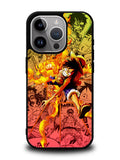 Fire Luffy One Piece iPhone 14 Pro Max Case QC10563