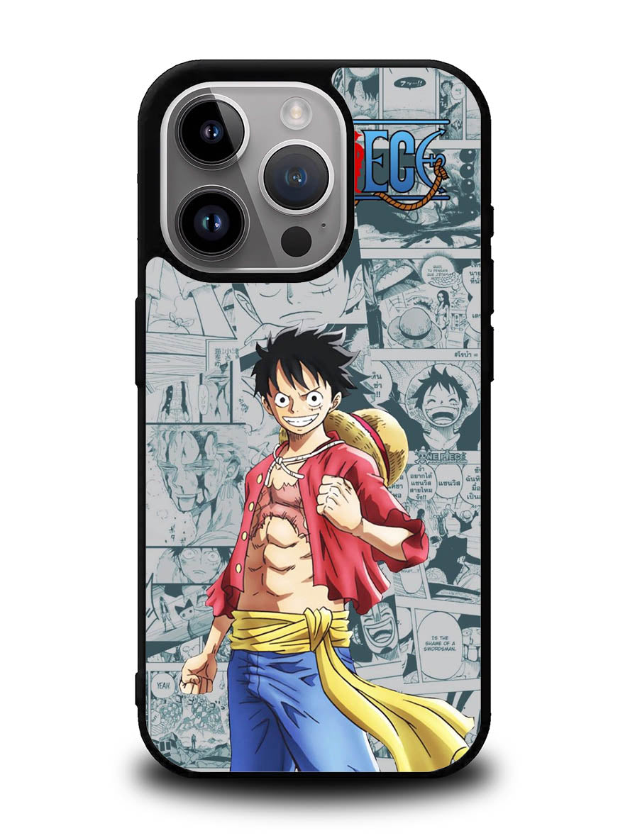 One Piece Comics Luffy iPhone 14 Pro Max Case QC10524