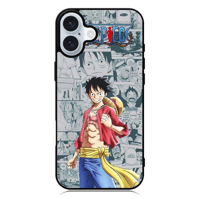 One Piece Comics Luffy iPhone 16 Case QC10524
