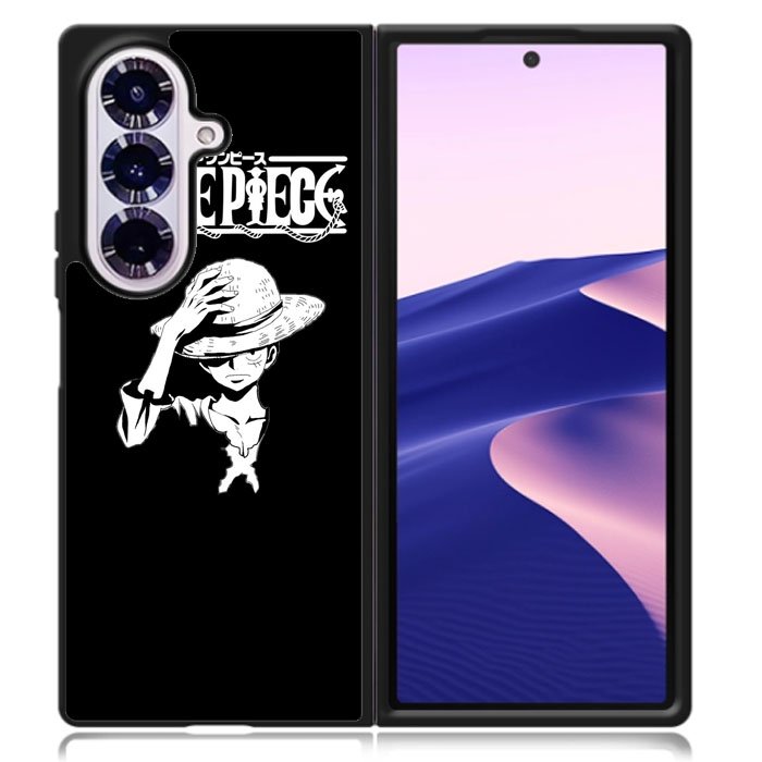 Straw Hat Luffy One Piece Samsung Galaxy Z Fold 7 Case OV10446