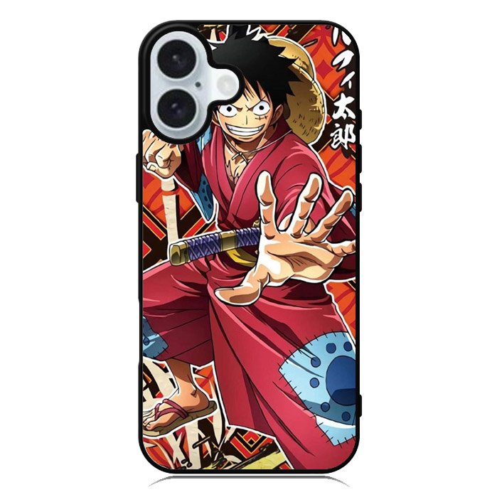 Luffy Arc Wano Kaido iPhone 16 Plus Case QC10473