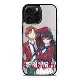 Classroom of the Elite Anime iPhone 16 Pro Case OV10696