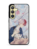 anime boy with cat Samsung Galaxy S23 5G Case QC0097