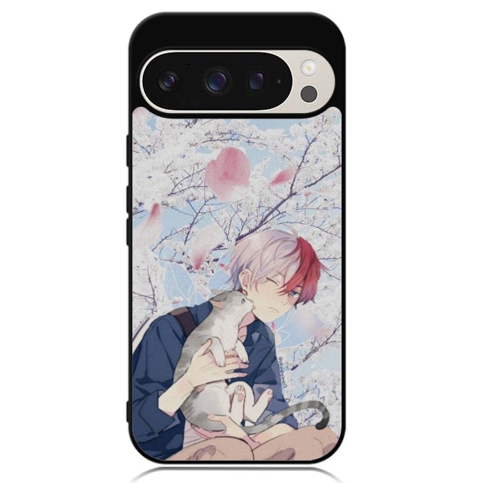 anime boy with cat Google Pixel 9 | Pixel 9 Pro Case OV0097