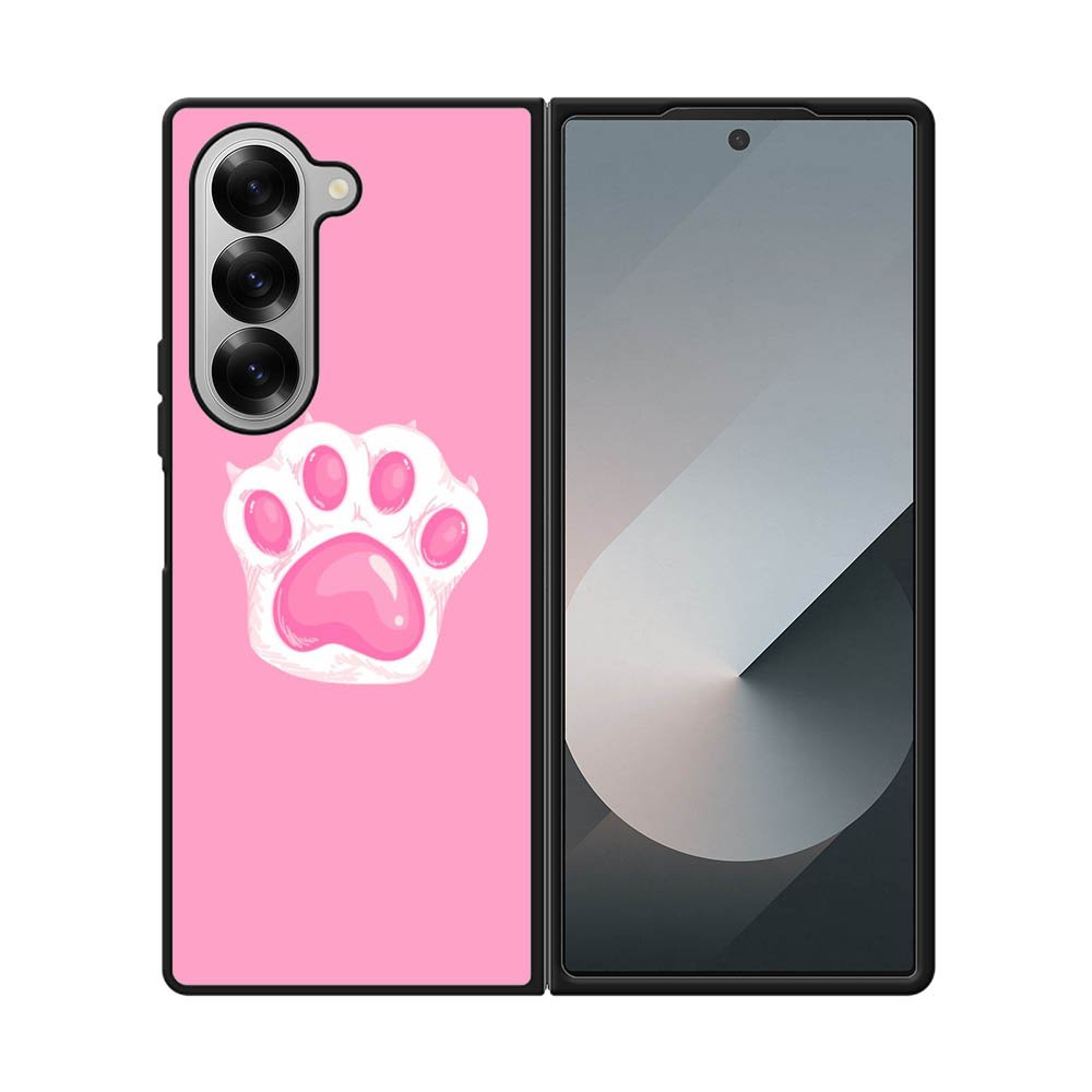 Paw Cat Sign FLO0505 Samsung Galaxy Z Fold 7 5G Case