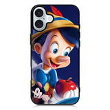 Pinocchio Sky Dream iPhone 16 Plus Case QC0107