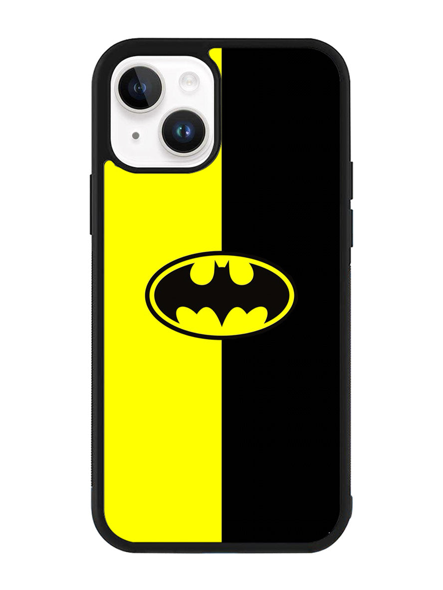 Batman Logo Yellow Black iPhone 15 Case OV0112