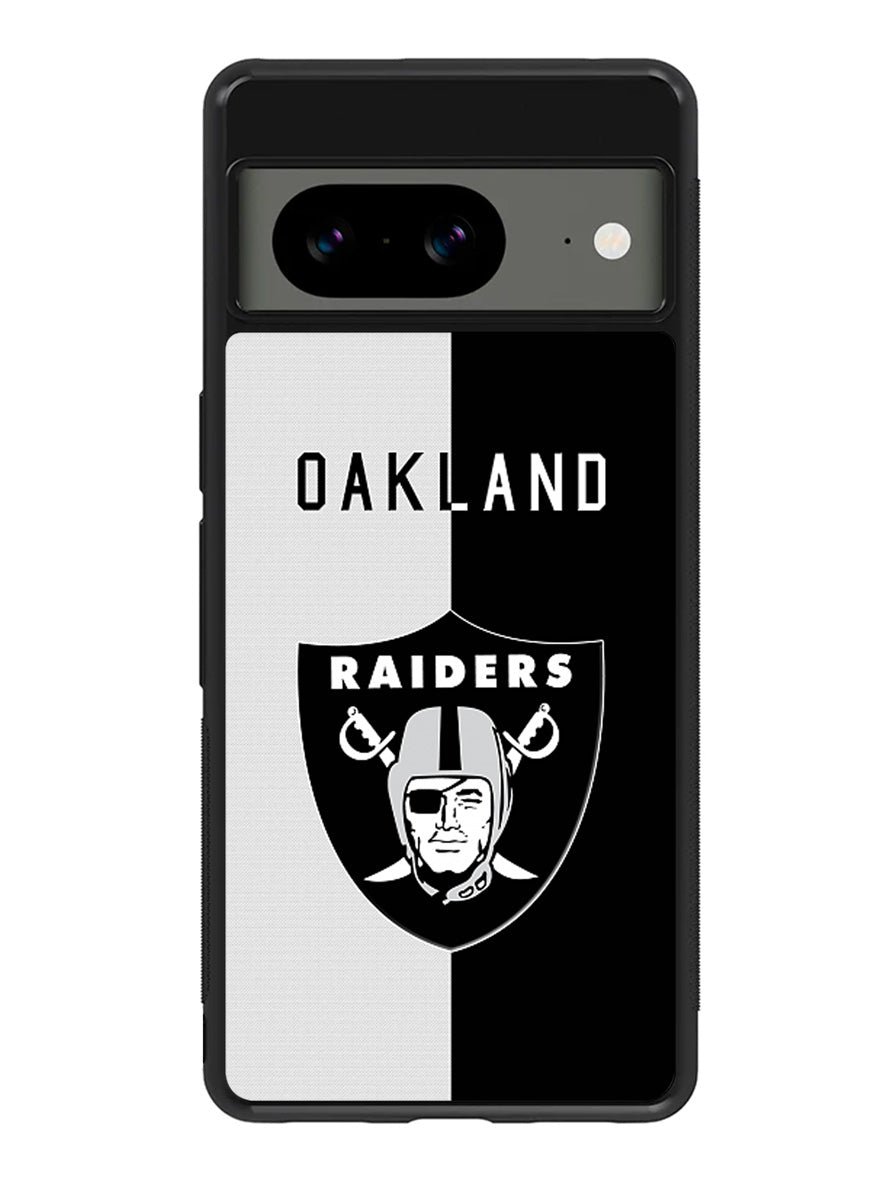 Oakland Raiders BW Google Pixel 8A Case QC0118