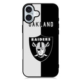 Oakland Raiders BW iPhone 16 Plus Case QC0118