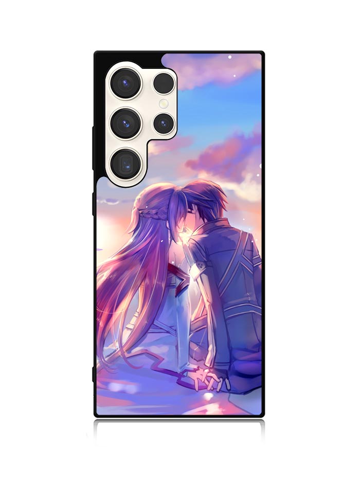 Anime Asuna Yuuki Kirito Sinon SAO Samsung Galaxy S24 Ultra 5G Case OV0123