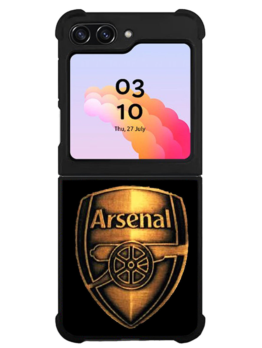 Arsenal Logo Gold 2nd Samsung Galaxy Z Flip 5 5G 2023 Case