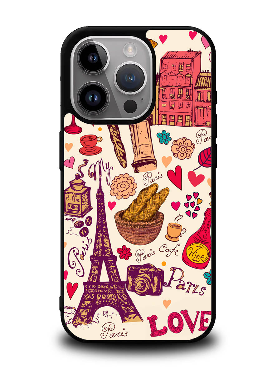 Beautiful Paris iPhone 15 Pro Max Case OV0137