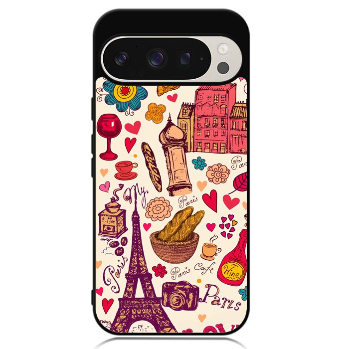 Beautiful Paris Google Pixel 9 | Pixel 9 Pro Case OV0137