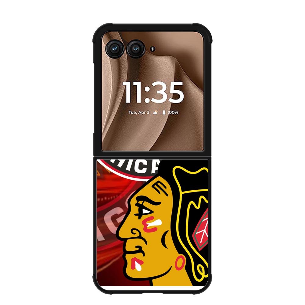 Chicago Blackhawks Logo Motorola Moto RAZR Plus 2025 Case OV0154