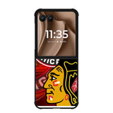 Chicago Blackhawks Logo Motorola Moto RAZR Plus 2025 Case OV0154