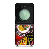 Chicago Blackhawks Logo Samsung Galaxy Z Flip 6 5G 2024 Case OV0154