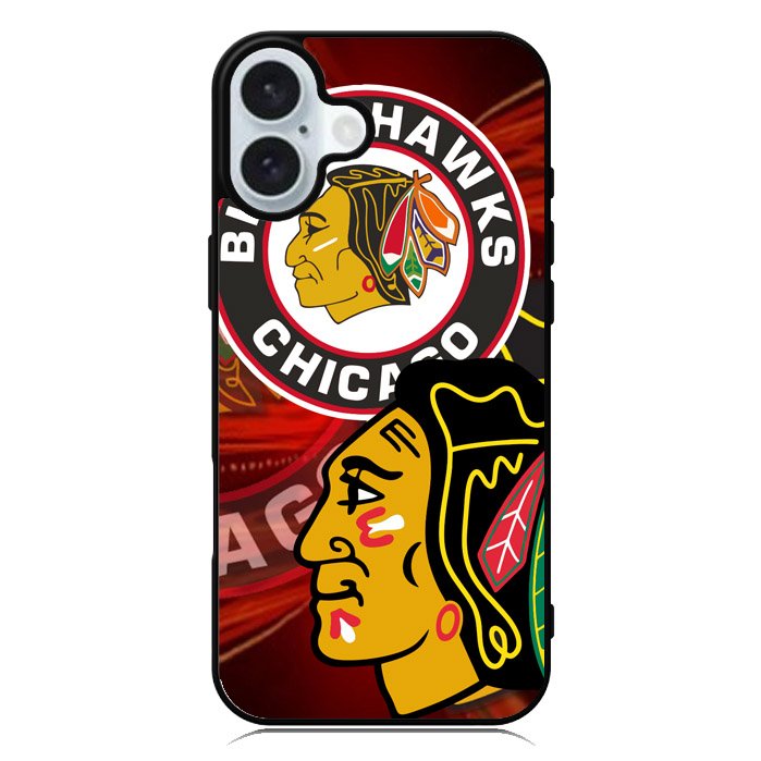 Chicago Blackhawks Logo iPhone 16 Plus Case QC0154