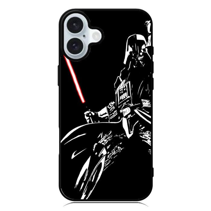 Star Wars Darth Vader Typograph iPhone 16 Case QC0158