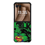 Hulk and Superman Motorola Moto RAZR Plus 2025 Case OV0190