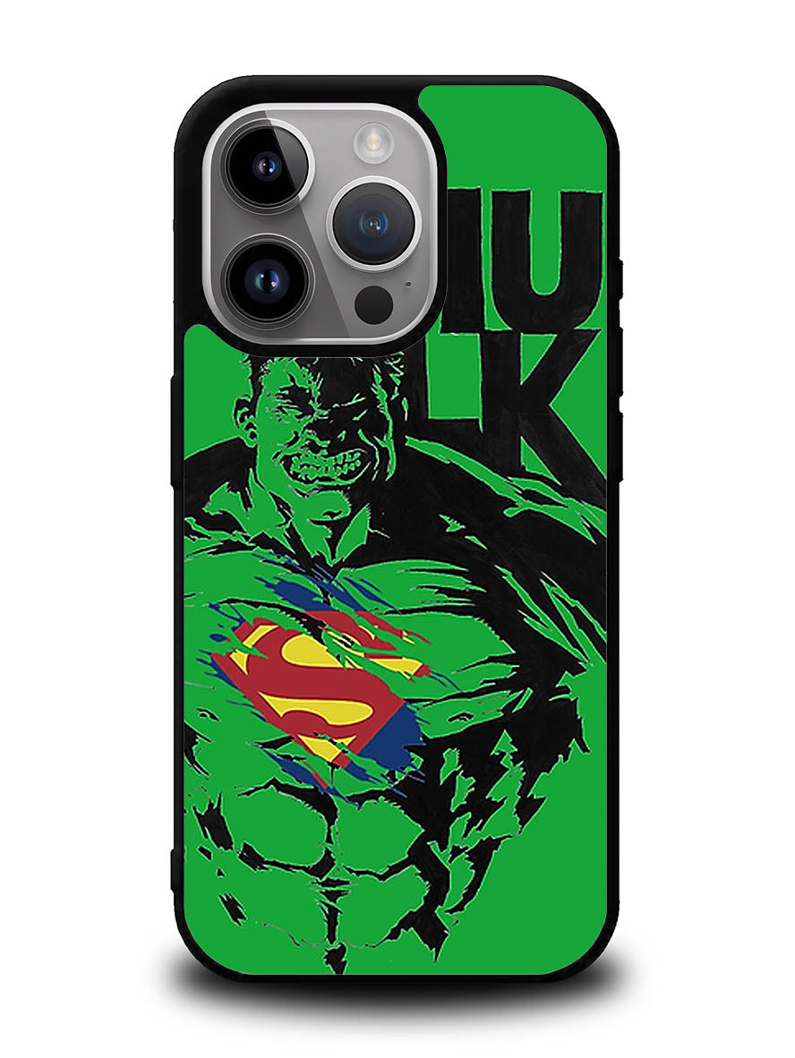 Hulk and Superman iPhone 15 Pro Case OV0190