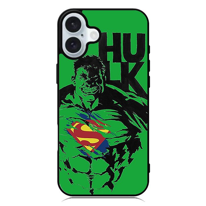 Hulk and Superman iPhone 16 Plus Case QC0190
