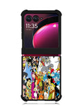 90S Cartoon Characters 2 Motorola Moto Razr Plus 2023 , Moto Razr+ 2023 Case OV0208