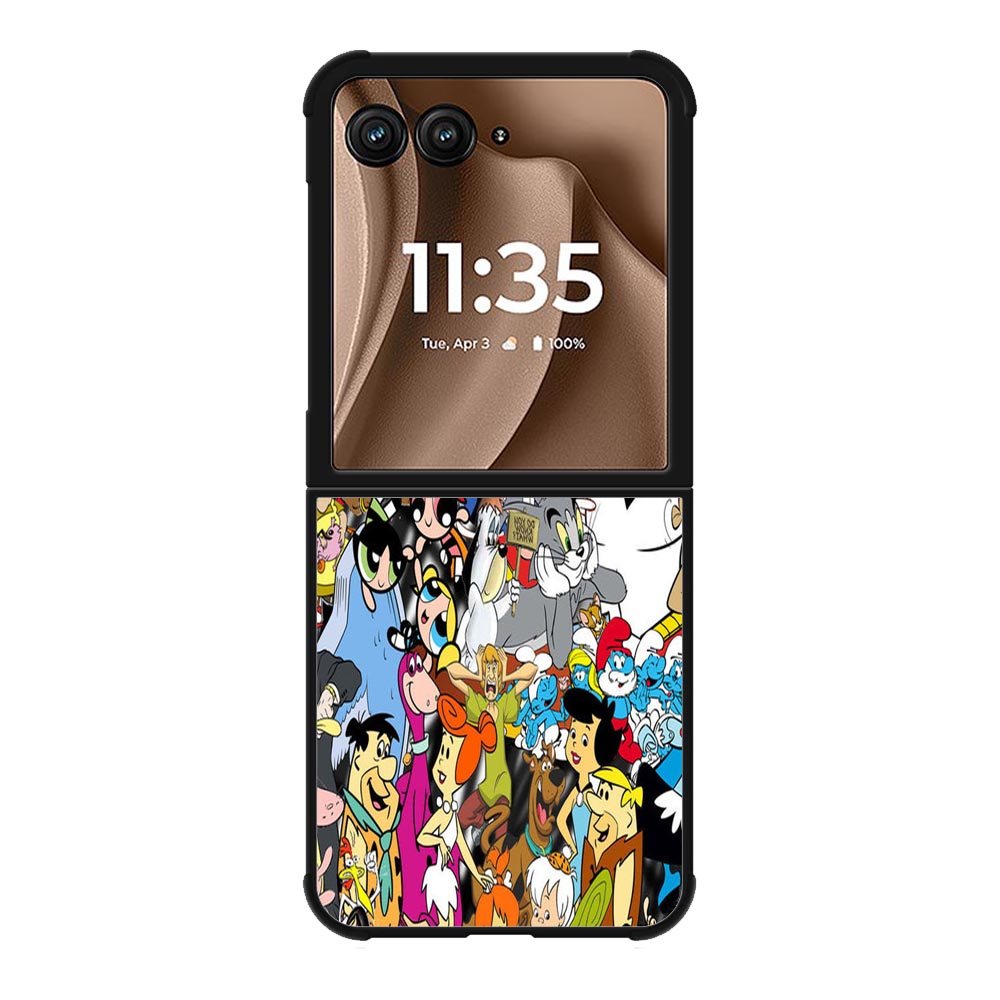 90S Cartoon Characters 2 Motorola Moto RAZR Plus 2025 Case OV0208
