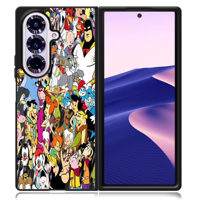 90S Cartoon Characters 2 Samsung Galaxy Z Fold 7 Case OV0208
