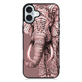 Aztec Elephants iPhone 16 Plus Case QC0216