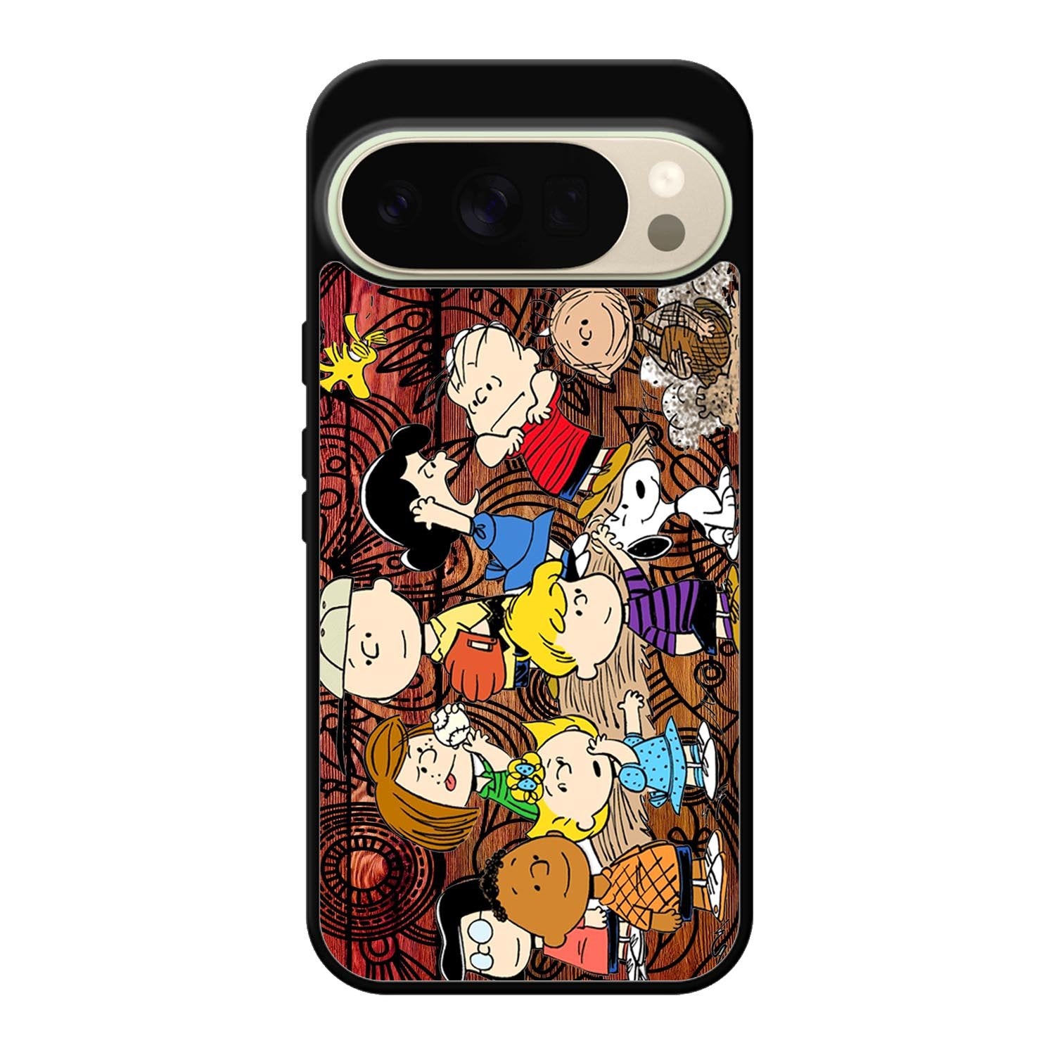 Peanuts In Background Wood Art Google Pixel 10 Pro Case