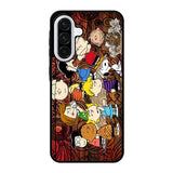 Peanuts In Background Wood Art Samsung Galaxy A56 Case OV6841