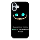 Alice In Wonderland We Are All Mad Here iPhone 16 Plus Case QC0230