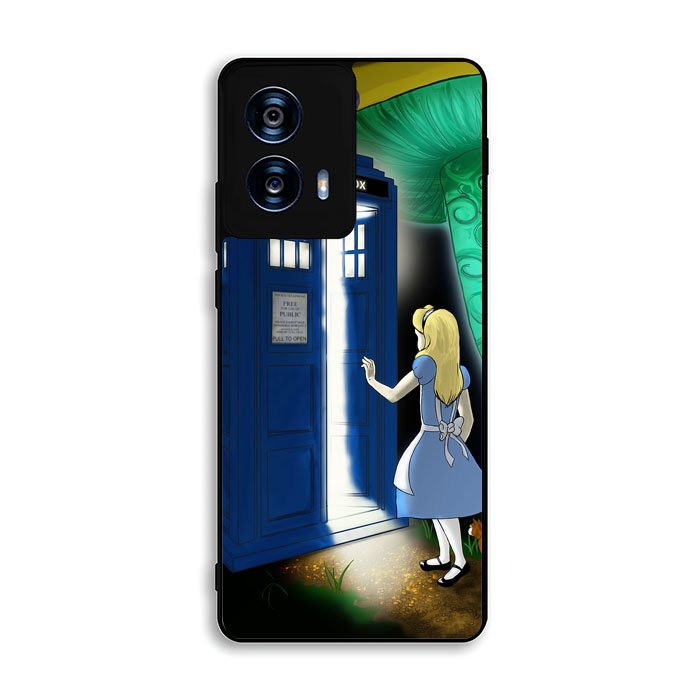 Alice Wonderland On Tardis Motorola Moto G Power 5G 2024 Case OV6713