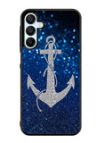 Blue Glitters Anchor Samsung Galaxy A35 5G Case OV0234