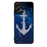 Blue Glitters Anchor Motorola Moto G Play 2024 Case OV0234