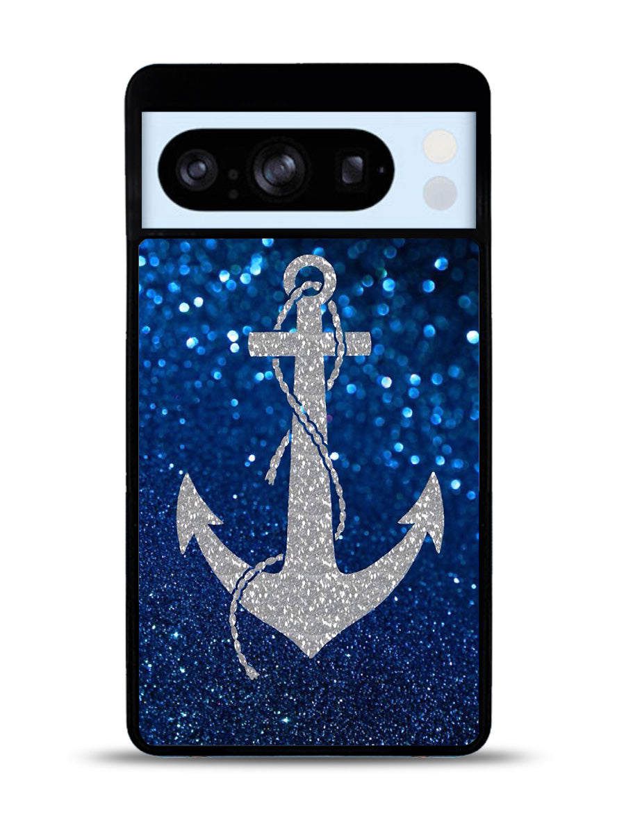 Blue Glitters Anchor Google Pixel 8 Pro Case QC0234